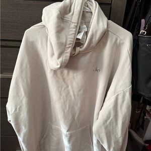 ALO Yoga Oversized Hoodie in Light Beige